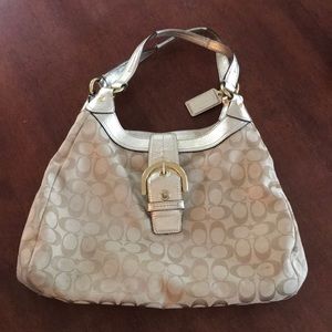 Coach Soho Signature Hobo Shoulder Bag